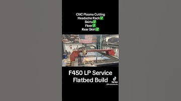 F450 Service Flatbed Build: Plasma Cutting Parts! #customfabrication #cnccutting #build #Flatbed