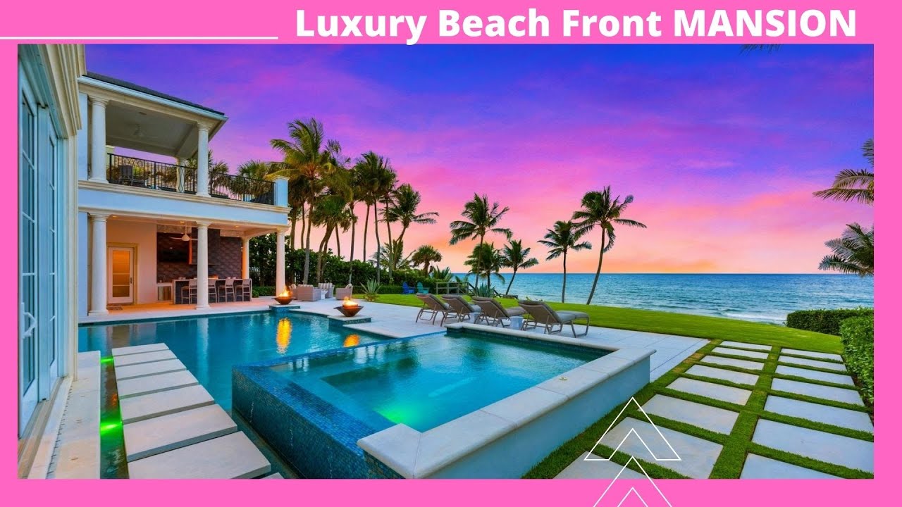 Luxury Beachfront Mansion Hillsboro Mile Florida YouTube