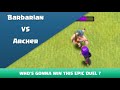 Epic Duel ! Barbarian VS Archer | Clash of Clans