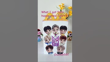 Happy meal unboxing - Tiny Tan #mcdonalds #bts #jhope #jimin
