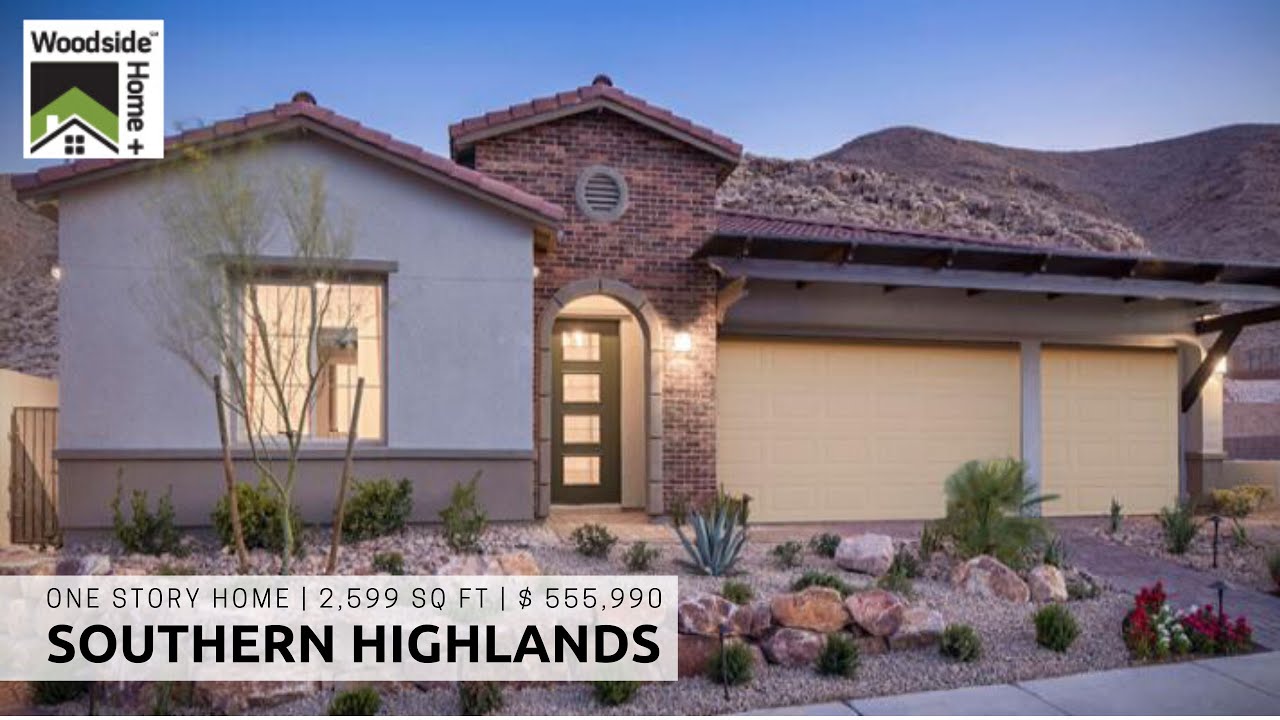 [Las Vegas New Home] Southern Highlands 2,599 sq ft 555,990 3