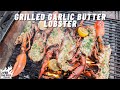 Grilled Garlic Butter Lobster 🦞🌿🔥 #shorts #sponsored