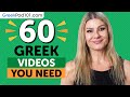 Learn Greek: 60 Beginner Greek Videos You Must Watch