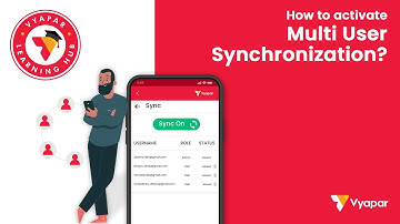 How to activate multi user synchronization II MOBILE II GST Billing Software