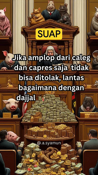 HUKUM PENYUAP DAN YANG DISUAP #suap #korupsi #kpk #hadis #islam #hadith #islamic #shorts #short