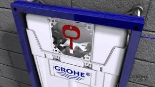 Установка инсталляции GROHE Rapid SL