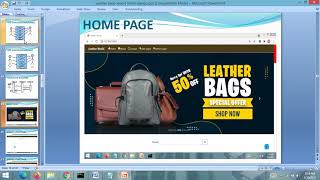 PPT - Django Ecommerce Project PPT ||  Leather World Project PPT  || Python Django