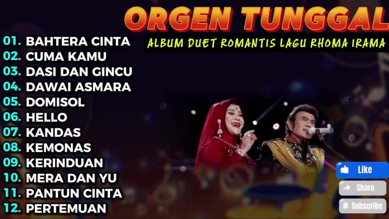 LIVE ORGEN TUNGGAL DUET RHOMA IRAMA FULL ALBUM 2025 | JDA MUSIK