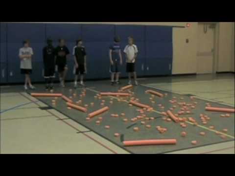 The Land Mine Game  Building games for kids, Team building games