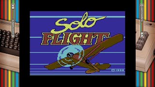 Solo Flight (2nd Edition) Short Kansas Mail Run (Microprose) Commodore 64 Gameplay