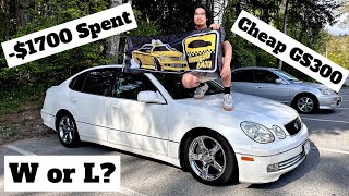 MY CHEAP LEXUS GS300 AFTER $1700 WORTH OF REPAIRS