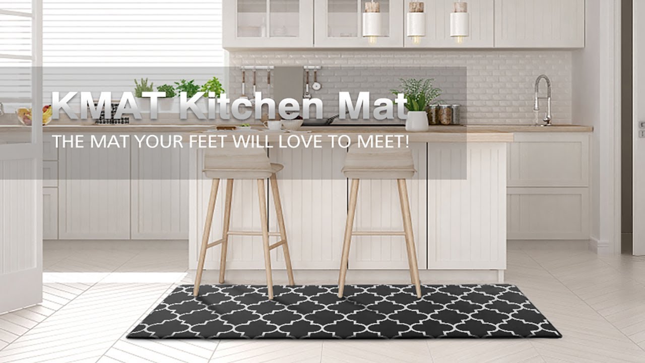 KMAT Kitchen Mat [2 PCS] Cushioned AntiFatigue Floor Mat, Waterproof