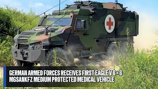 German Armed Forces Receives First Eagle V 66 Mgsankfz Medium Protected Medical Vehicle