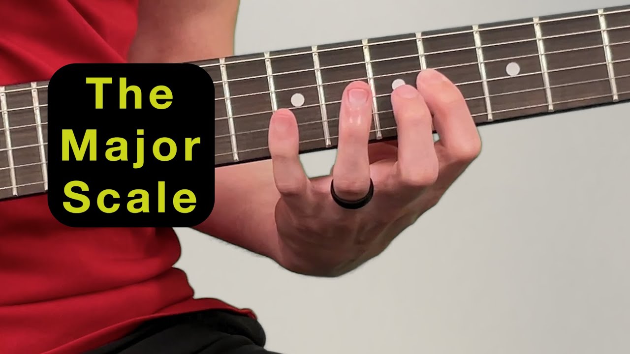 Guitar Major Scale 🎸 How to play the major scale on the guitar ...