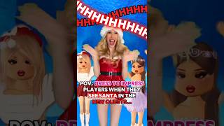 Dress To Impress Players After They See Santa In The Winter Update