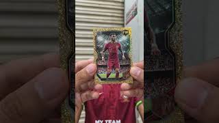 modern geometric sports card design, realistic football atmosphere, #ai #motivation #footballgame