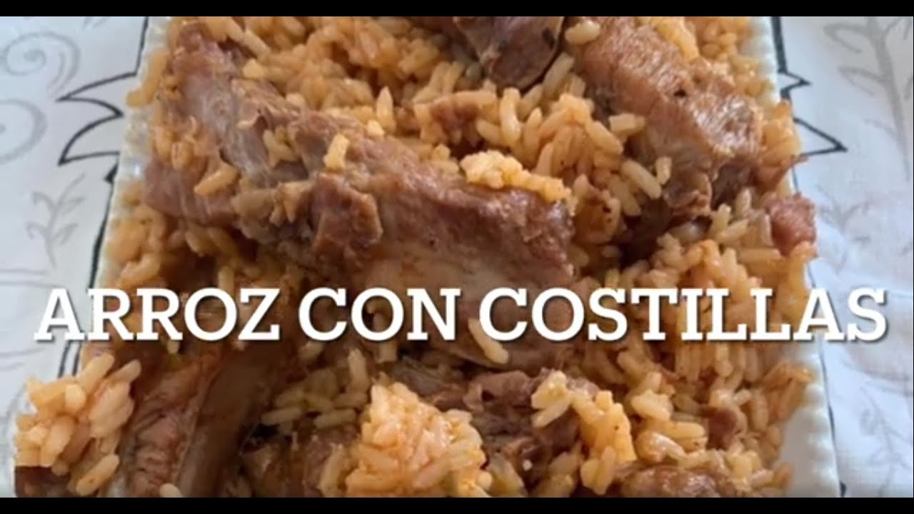 Como hacer arroz con costillas. 