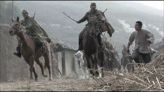 Anti-Japanese Film!Japanese cavalry slaughter a village,but Eighth Route traps and wipes them out!