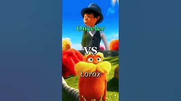 The Lorax vs the onceler #shorts #viral #edit #meme #fyp #vs #memes