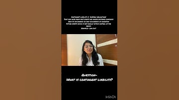 Statutory audit interview questions what is contingent liability? #cainterview #calife #castudents