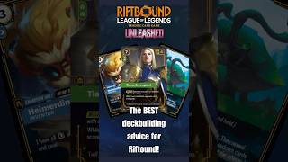 Deckbuilding advice for the average player! #riftbound #riftboundtcg #podcast #leagueoflegends