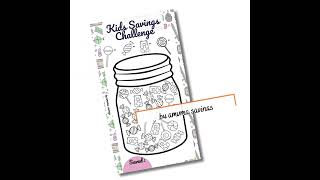 ❤️ Savings Challenge for Kids 🚀Children's Savings Challenge 🧸 30 Days Saving Tracker 📅 Printable PDF