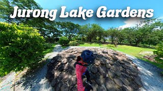 [4K 🇸🇬] Cycling in Jurong Lake Gardens | Cycling Singapore