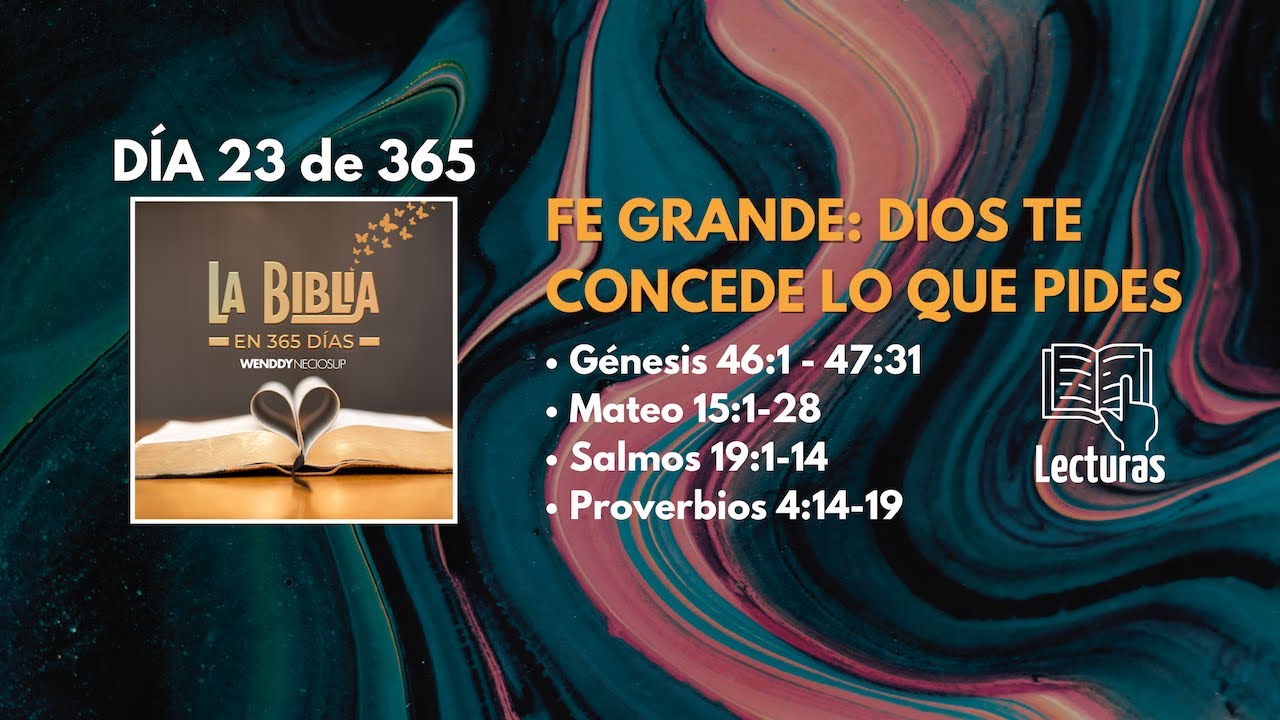 Día 23 de 365: Fe GRANDE: Dios te concede lo que pides 🙌 - YouTube