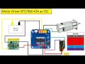 Drive Motor BTS 7960 without Arduino