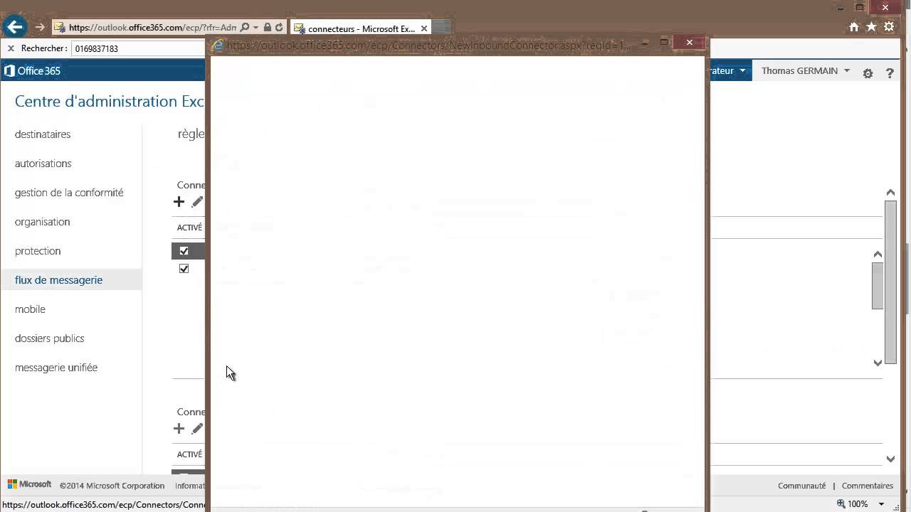 Office 365: Configurer un relais smtp via office365