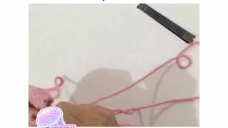 How to use flexible purse frame with crochet
