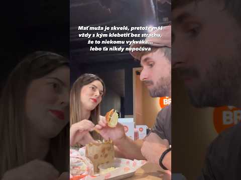 Muž keď jesť  #kosice #burger