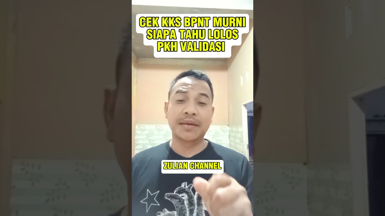 CEK KKS BPNT MURNI SIAPA TAHU LOLOS PKH VALIDASI 