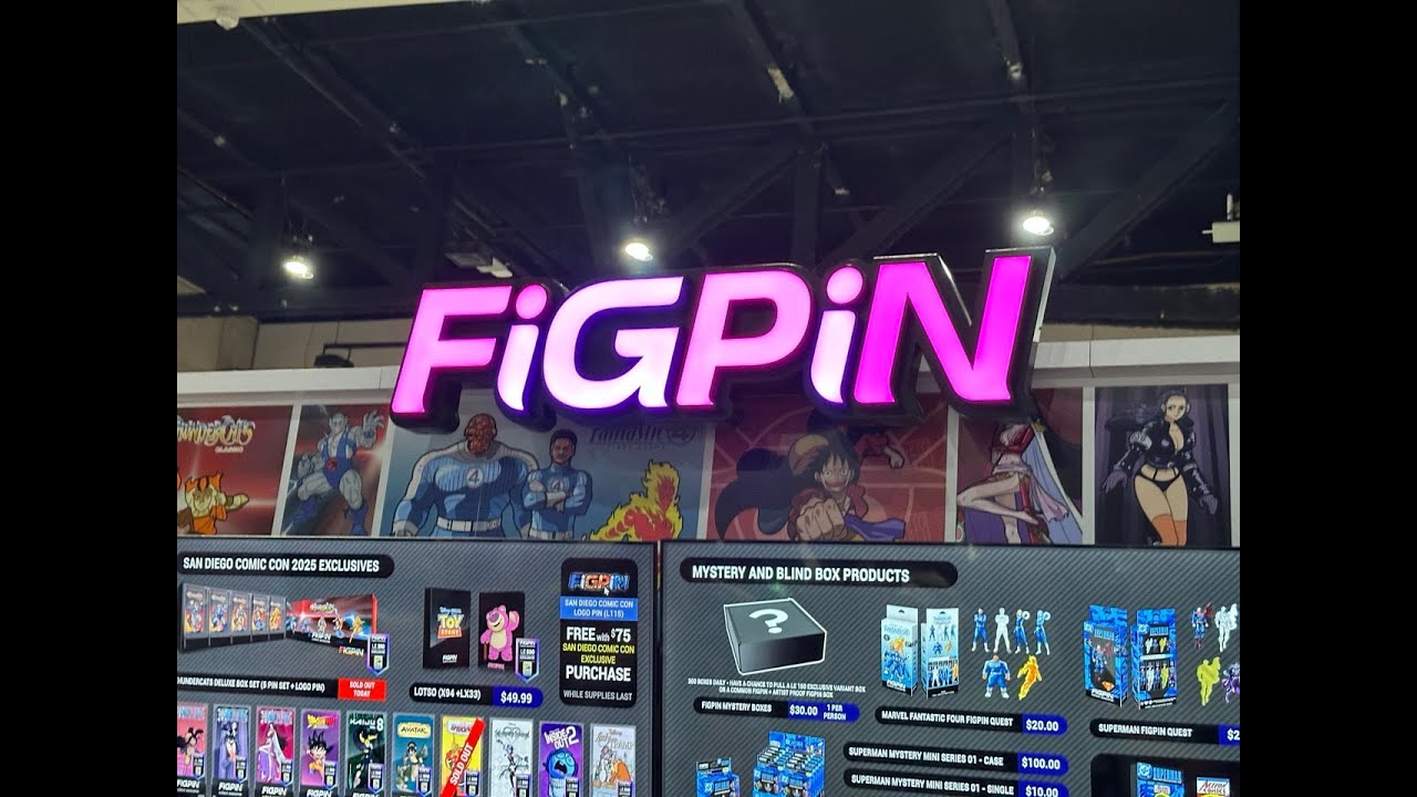 SDCC 2025 FigPin Booth