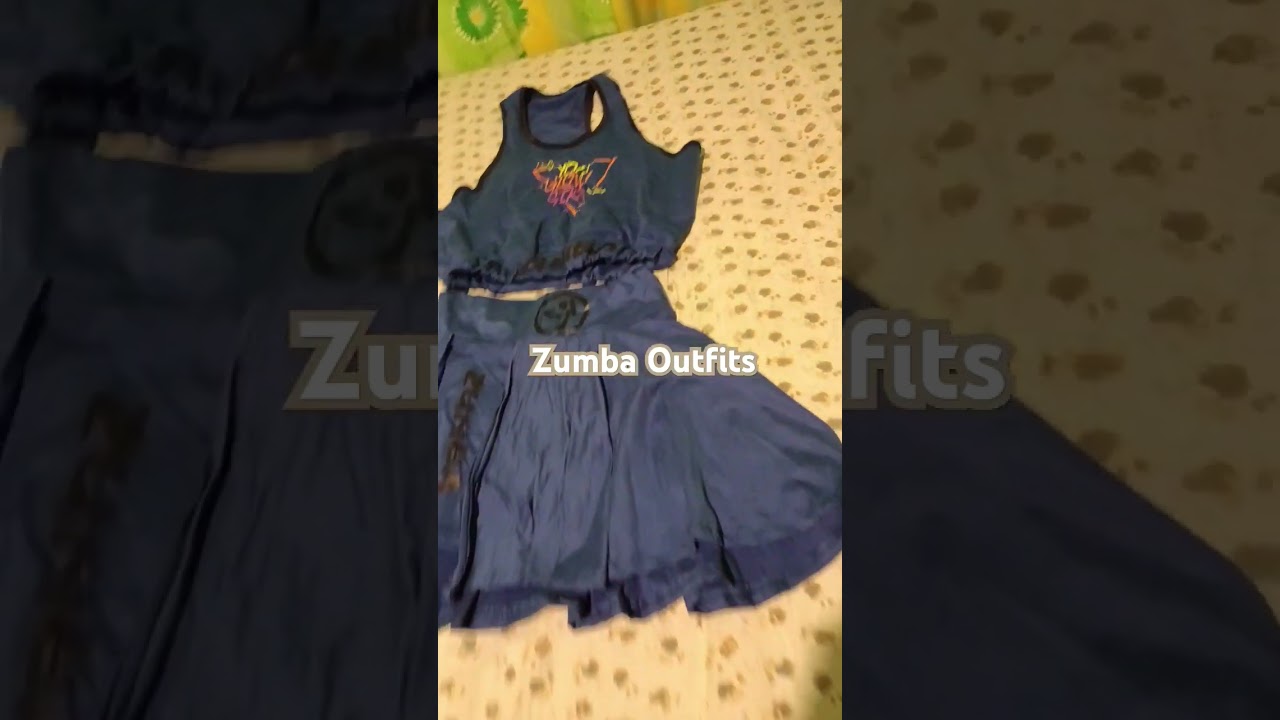 Zumbatics Outfits Racer Top Terno skort #