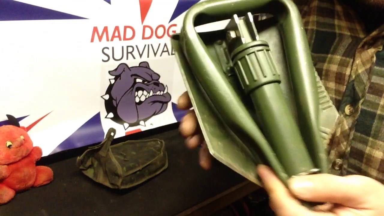 Military folding shovel