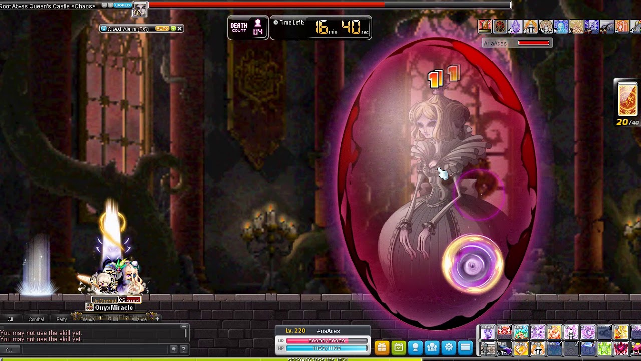 Maplestory 9k luk phantom solo chaos crimson queen