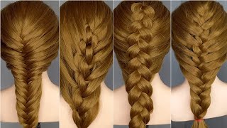Everyday Hairstyles: Four basic braids in my quick and easy way.  Gorgeous braids for girls