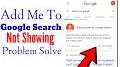 Video for search Add me to search not showing