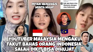 Intan Menangis Minta Maaf Orang Malaysia Mengaku Takut Sama Netizen Indonesia
