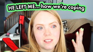 He Left Me... (for the weekend, let's hang out!)