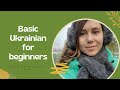 Basic Ukrainian for beginners