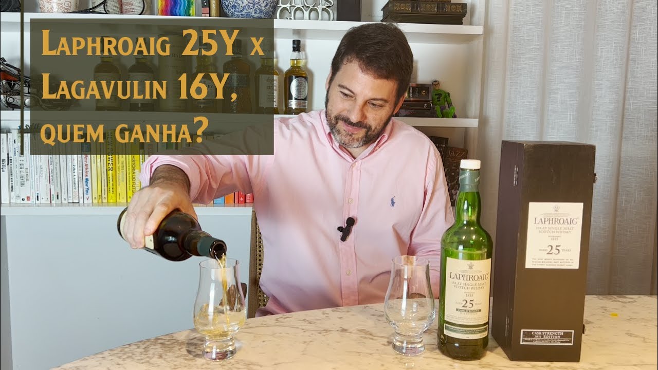 Laphroaig 25Y x Lagavulin 16Y: quem ganha? | REVIEW SINGLE MALT