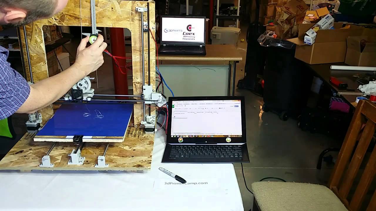 Build your own 3d printer - Step 18 - Calibrate Extruder - YouTube