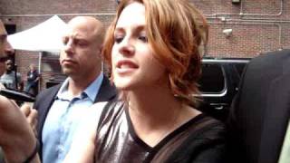 Kristen Stewart on David Letterman