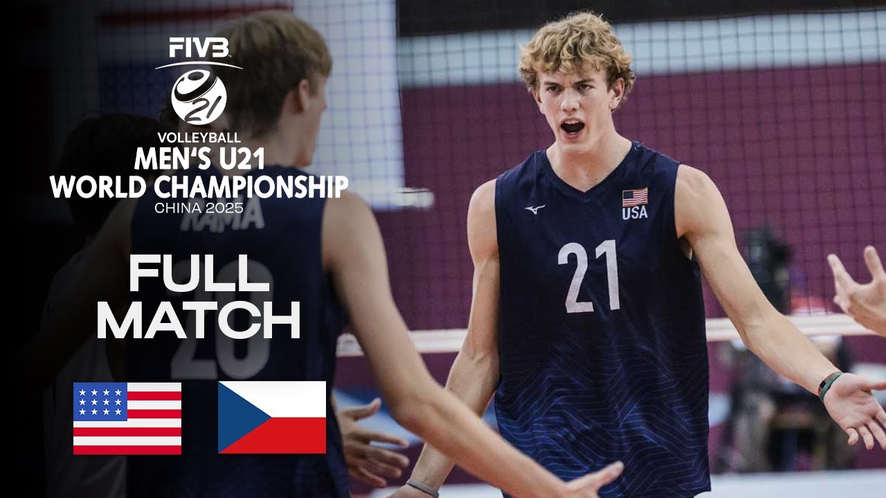 USA vs. Czechia - Bronze Match | Men's U21 World Champs 2025 - Full Match