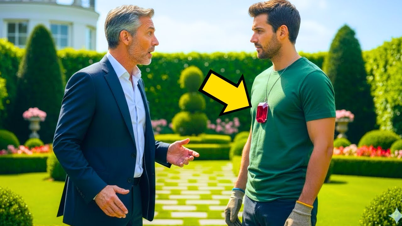 THE BOSS FROZE WHEN HE SAW THAT THE NEW GARDENER’S PENDANT WAS THE SAME AS HIS MISSING SON’S...