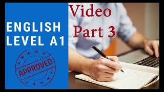 English Test A1 Tracktest Part 3 (Test Approved)