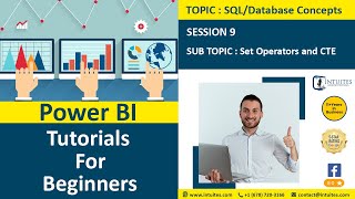 Power BI Tutorials For Beginners ( SQL Session 9 - Set Operators and CTE)