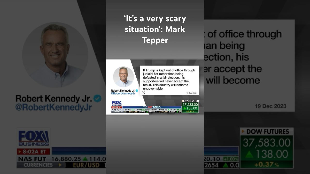 RFK Jr. warns US will become ‘ungovernable’ if Trump is left off ballot #shorts